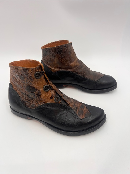 cydwoq Shoes - Cydwoq Measure boots Two-Tone Brown and Black Leather 6.5